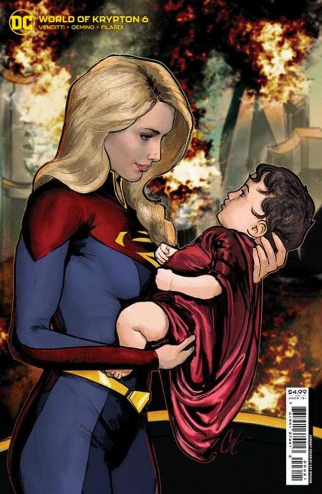 World Of Krypton #6 (Of 6) Cover B Cat Staggs Card Stock Variant | Dragon's Lair Comics and Fantasy Houston TX