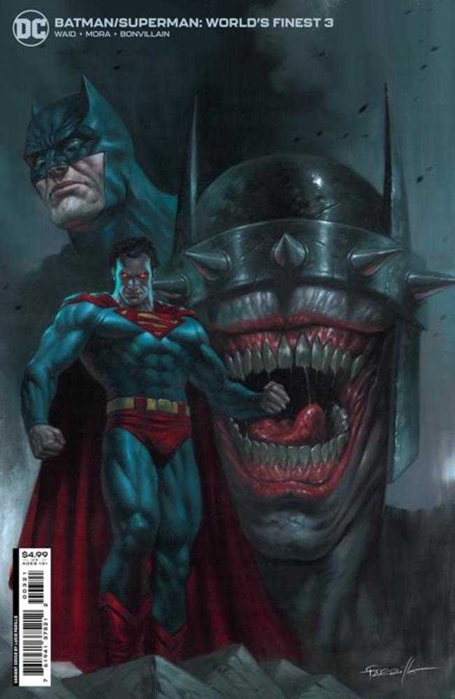 Batman Superman Worlds Finest #3 Cover B Lucio Parrillo Card Stock Variant | Dragon's Lair Comics and Fantasy Houston TX