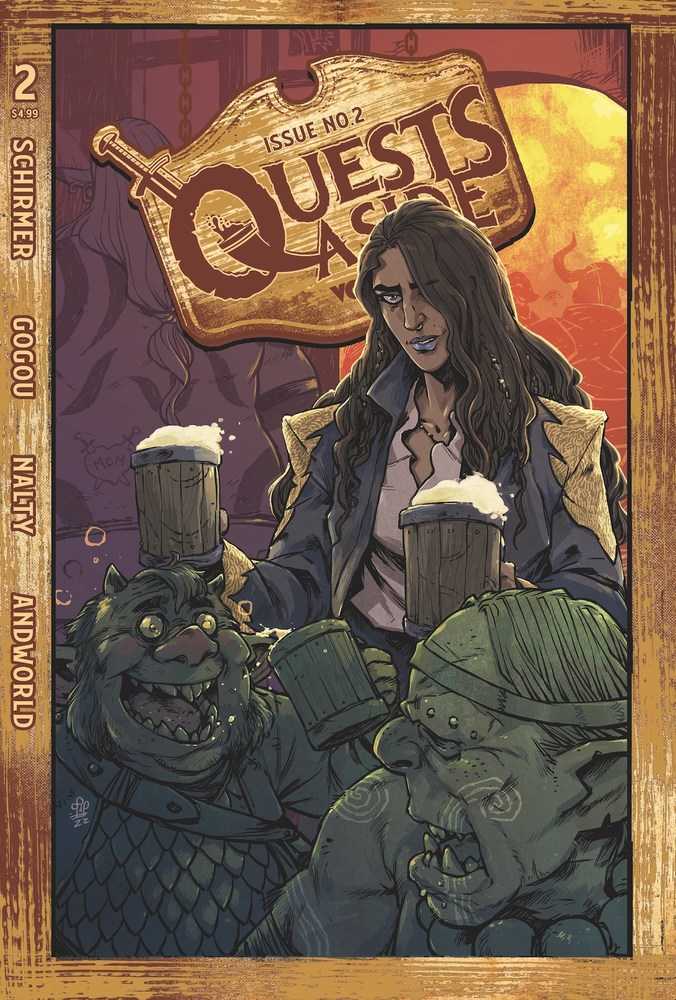 Quests Aside #2 Cover B Dialynas | Dragon's Lair Comics and Fantasy Houston TX