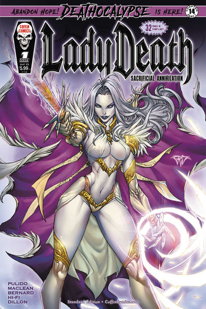 Lady Death Sacrificial Annihilation #1 (Of 2) Cover A Pantalen | Dragon's Lair Comics and Fantasy Houston TX