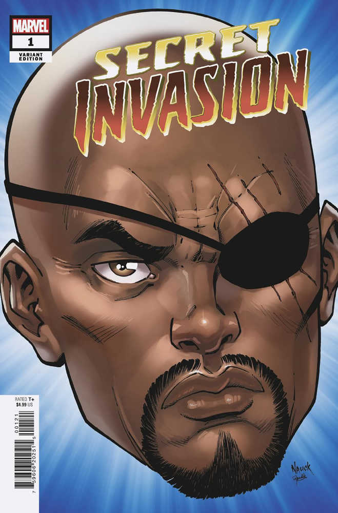 Secret Invasion #1 (Of 5) Nauck Headshot Variant | Dragon's Lair Comics and Fantasy Houston TX