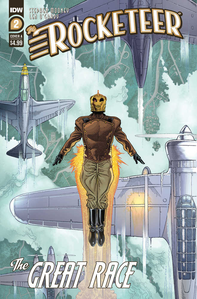 Rocketeer The Great Race #2 (Of 4) Cover A Gabriel Rodriguez | Dragon's Lair Comics and Fantasy Houston TX