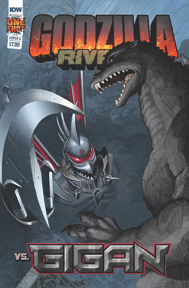 Godzilla Rivals vs Gigan One Shot Cover A Ej Su | Dragon's Lair Comics and Fantasy Houston TX