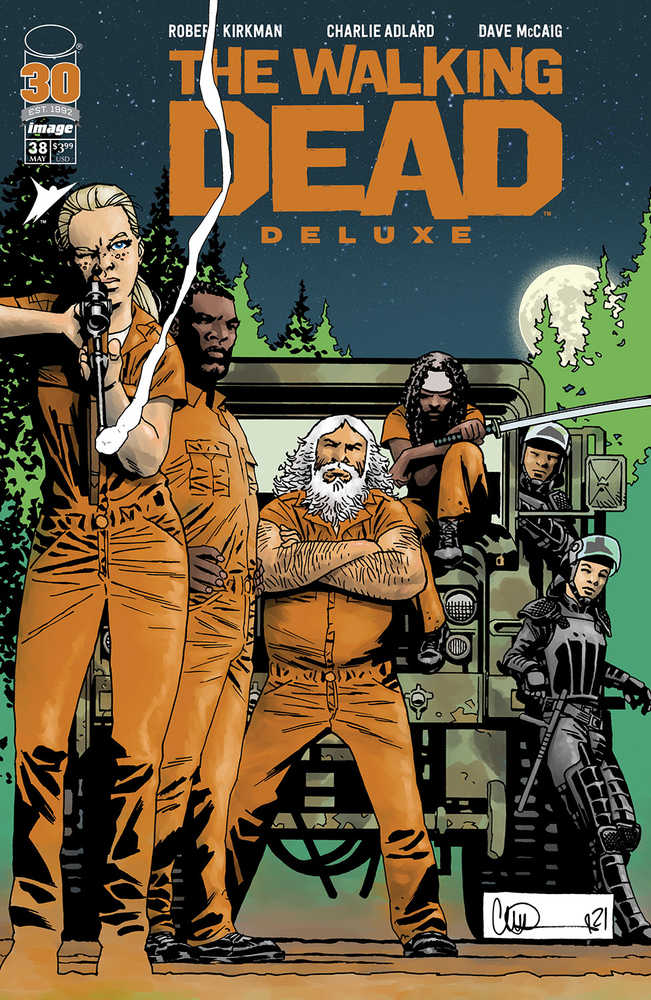 Walking Dead Deluxe #38 Cover D Adlard (Mature) | Dragon's Lair Comics and Fantasy Houston TX