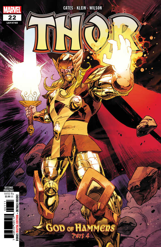 Thor #22 2ND Printing Klein Variant | Dragon's Lair Comics and Fantasy Houston TX