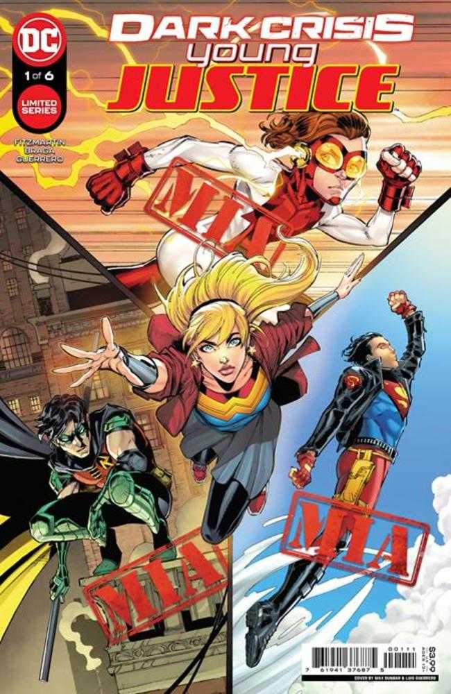 Dark Crisis Young Justice #1 (Of 6) Cover A Max Dunbar | Dragon's Lair Comics and Fantasy Houston TX