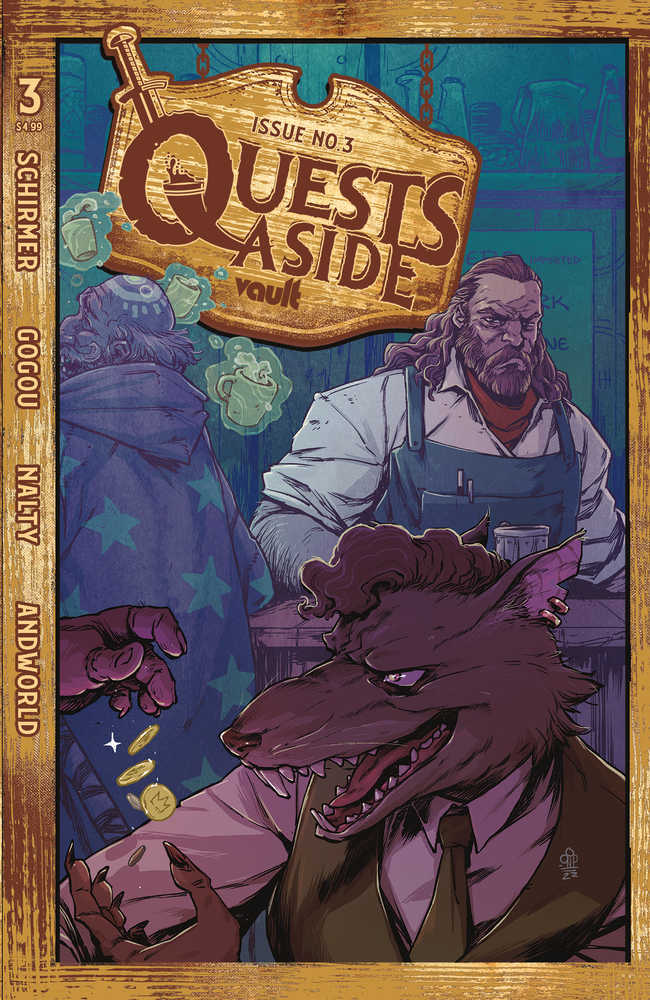 Quests Aside #3 Cover B Dialynas | Dragon's Lair Comics and Fantasy Houston TX