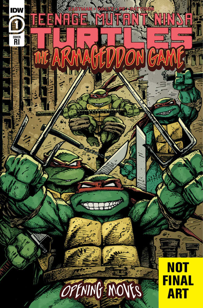 Teenage Mutant Ninja Turtles Armageddon Game Opening Moves #1 Cover B 10 Copy Variant Edition Eas | Dragon's Lair Comics and Fantasy Houston TX