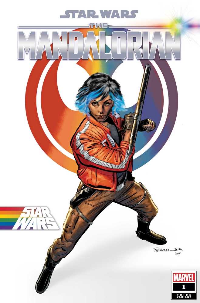 Star Wars Mandalorian #1 Jimenez Pride Variant | Dragon's Lair Comics and Fantasy Houston TX