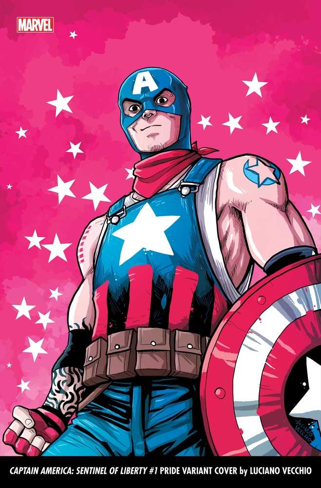 Captain America Sentinel Of Liberty #1 Vecchio Pride Variant | Dragon's Lair Comics and Fantasy Houston TX