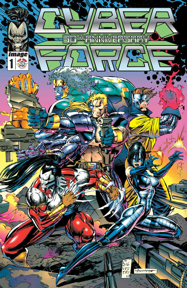 Cyberforce #1 30th Anniversary Edition Cover A Silvestri & Chiodo | Dragon's Lair Comics and Fantasy Houston TX