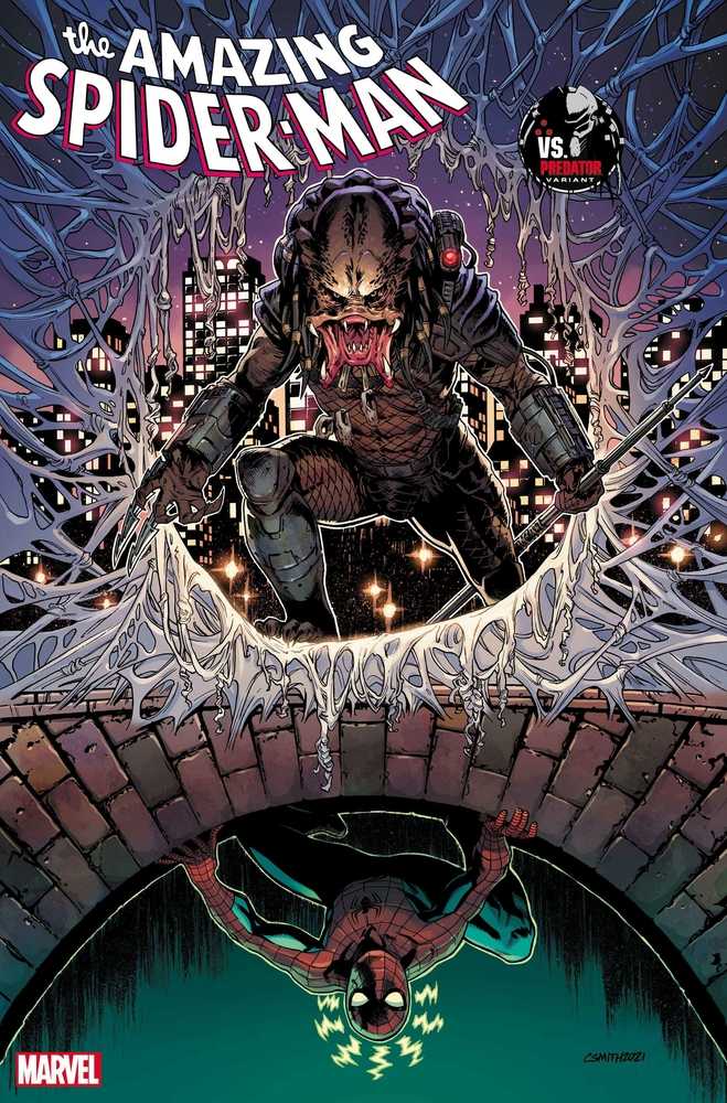 Amazing Spider-Man #7 Cory Smith Predator Variant | Dragon's Lair Comics and Fantasy Houston TX