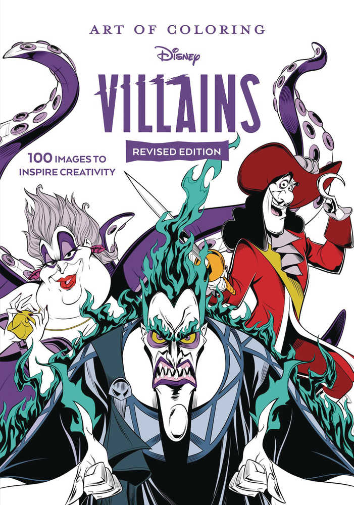 Art Of Coloring Disney Villains Softcover | Dragon's Lair Comics and Fantasy Houston TX