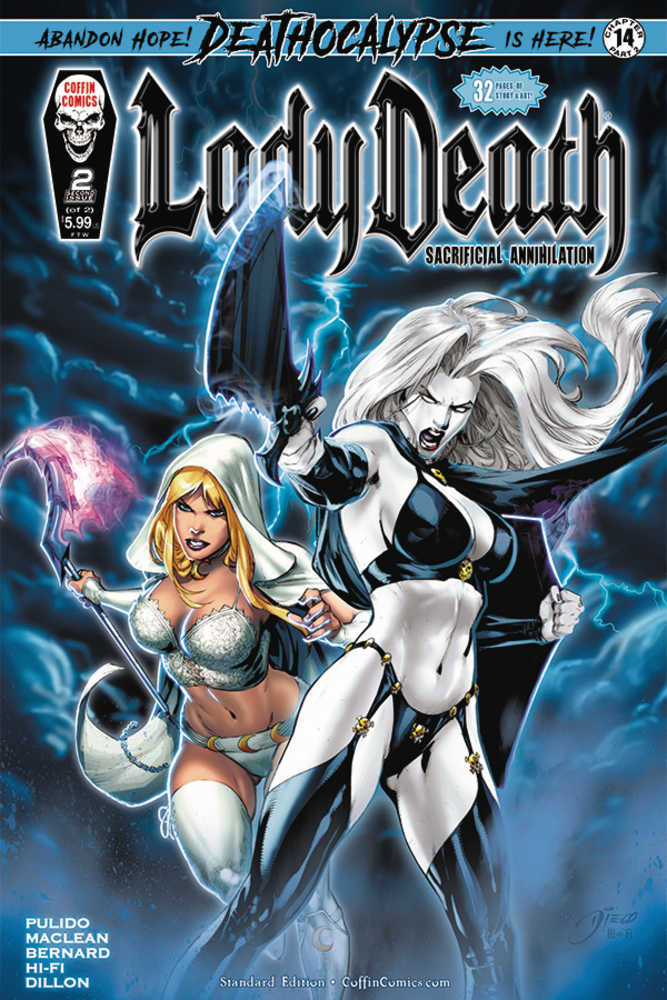 Lady Death Sacrificial Annihilation #2 (Of 2) Cover A  Bernard | Dragon's Lair Comics and Fantasy Houston TX