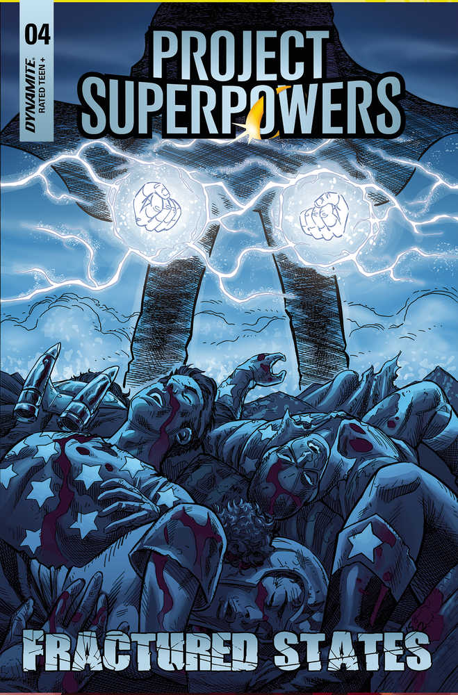 Project Superpowers Fractured States #4 Cover B Kolins | Dragon's Lair Comics and Fantasy Houston TX