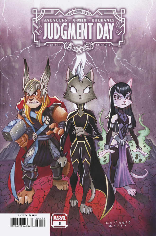 Axe Judgment Day #4 (Of 6) Zullo Cat Variant | Dragon's Lair Comics and Fantasy Houston TX