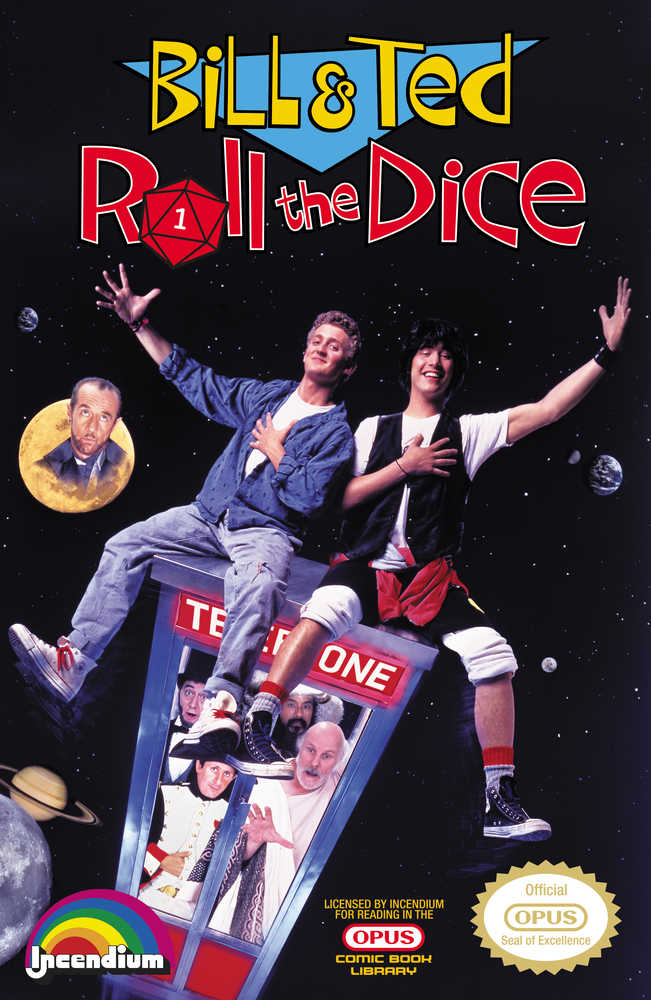 Bill & Ted Roll Dice #3 Cover C 5 Copy Variant Edition Video Game Homage | Dragon's Lair Comics and Fantasy Houston TX