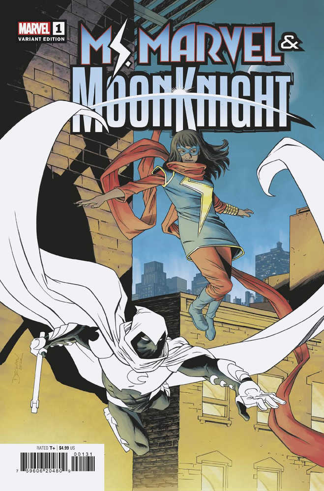 Ms Marvel And Moon Knight #1 Shalvey Variant | Dragon's Lair Comics and Fantasy Houston TX