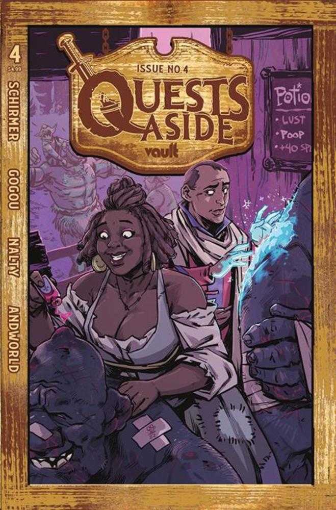 Quests Aside #4 Cover B Michael Dialynas Variant | Dragon's Lair Comics and Fantasy Houston TX