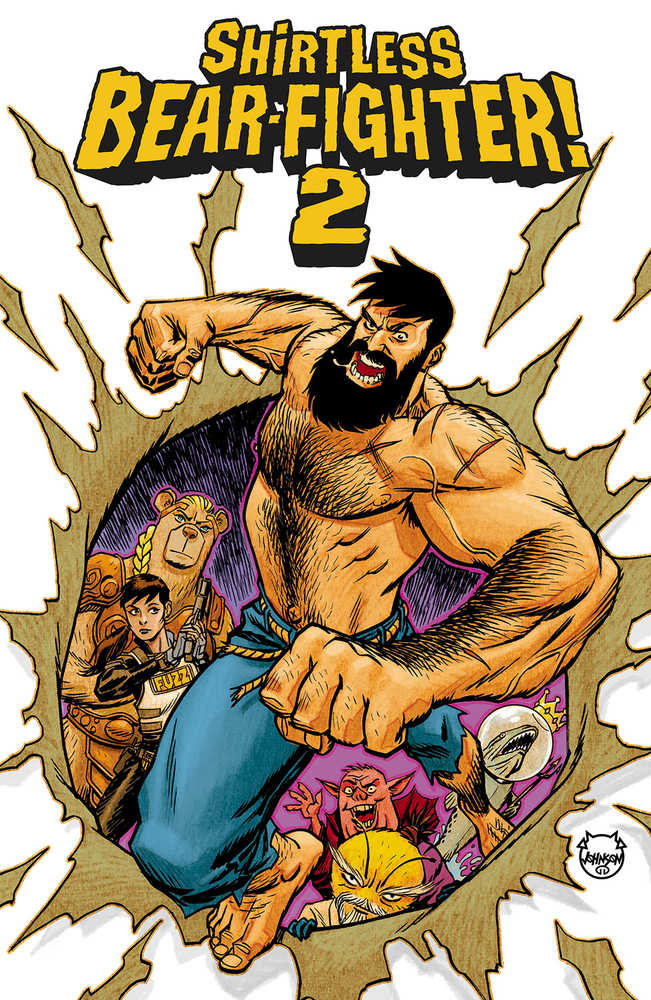 Shirtless Bear-Fighter 2 #1 (Of 7) Cover A Johnson | Dragon's Lair Comics and Fantasy Houston TX