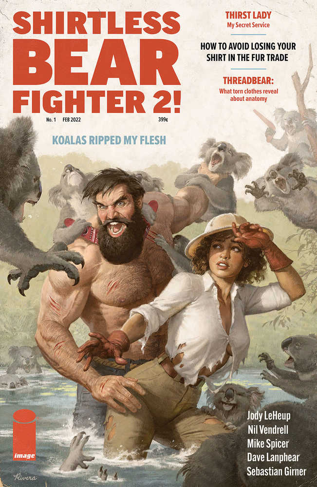 Shirtless Bear-Fighter 2 #1 (Of 7) Cover D 10 Copy Variant Edition Rivera | Dragon's Lair Comics and Fantasy Houston TX