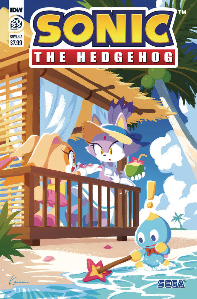 Sonic The Hedgehog Annual 2022 Cover A Sonic Team | Dragon's Lair Comics and Fantasy Houston TX