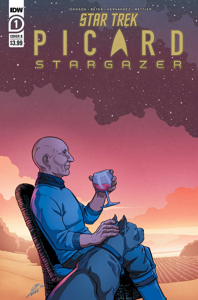 Star Trek Picard Stargazer #1 Cover B Levens | Dragon's Lair Comics and Fantasy Houston TX