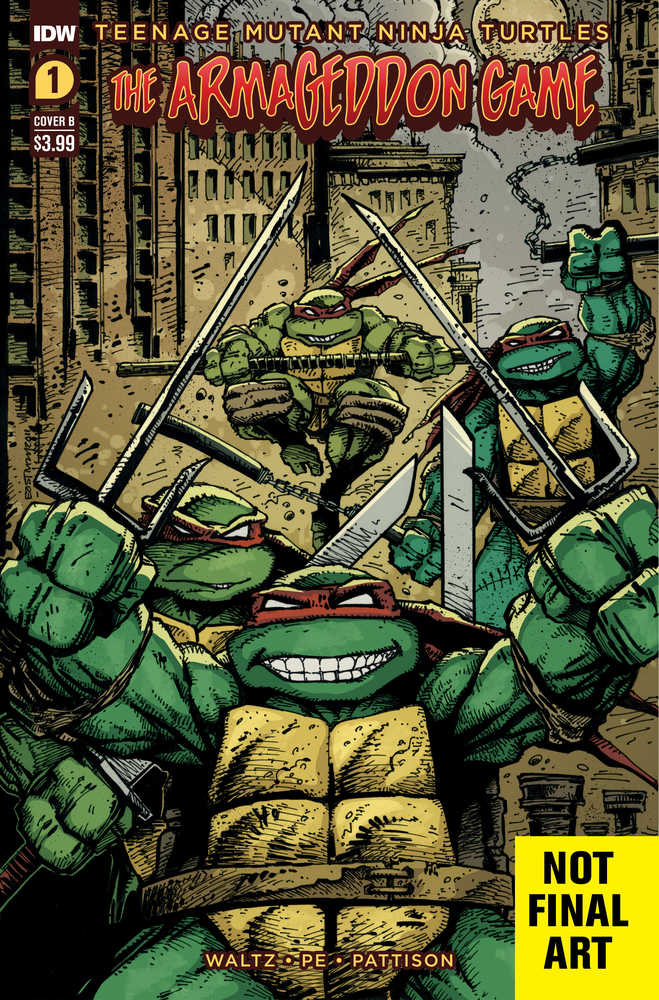 Teenage Mutant Ninja Turtles Armageddon Game #1 Cover B Eastman | Dragon's Lair Comics and Fantasy Houston TX