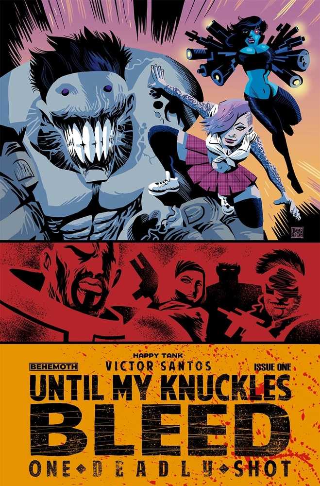 Until My Knuckles Bleed One Deadly Shot #1 Cover A Santos (Mature) | Dragon's Lair Comics and Fantasy Houston TX