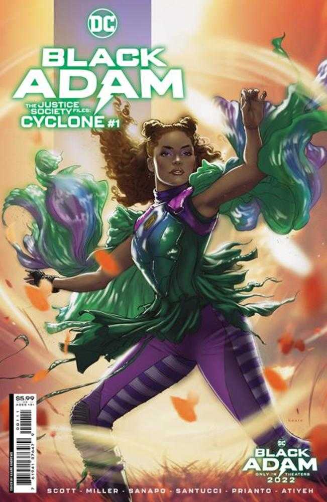 Black Adam Justice Society Files Cyclone #1 (One Shot) Cover A Kaare Andrews | Dragon's Lair Comics and Fantasy Houston TX