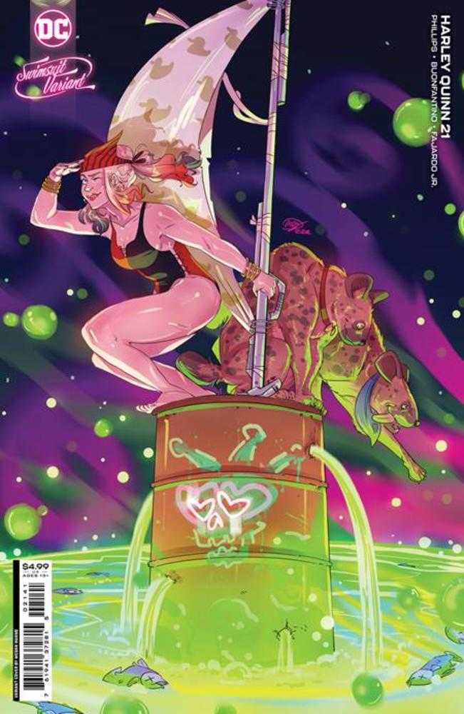 Harley Quinn #21 Cover D Megan Huang Swimsuit Card Stock Variant | Dragon's Lair Comics and Fantasy Houston TX