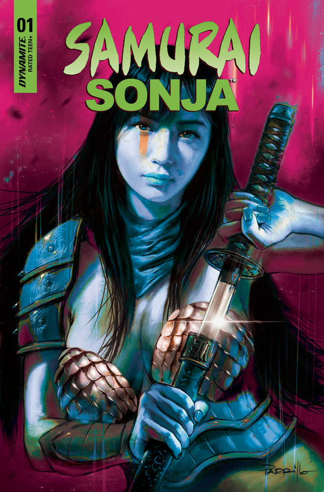 Samurai Sonja #1 Cover R Foc Parrillo Ultraviolet | Dragon's Lair Comics and Fantasy Houston TX