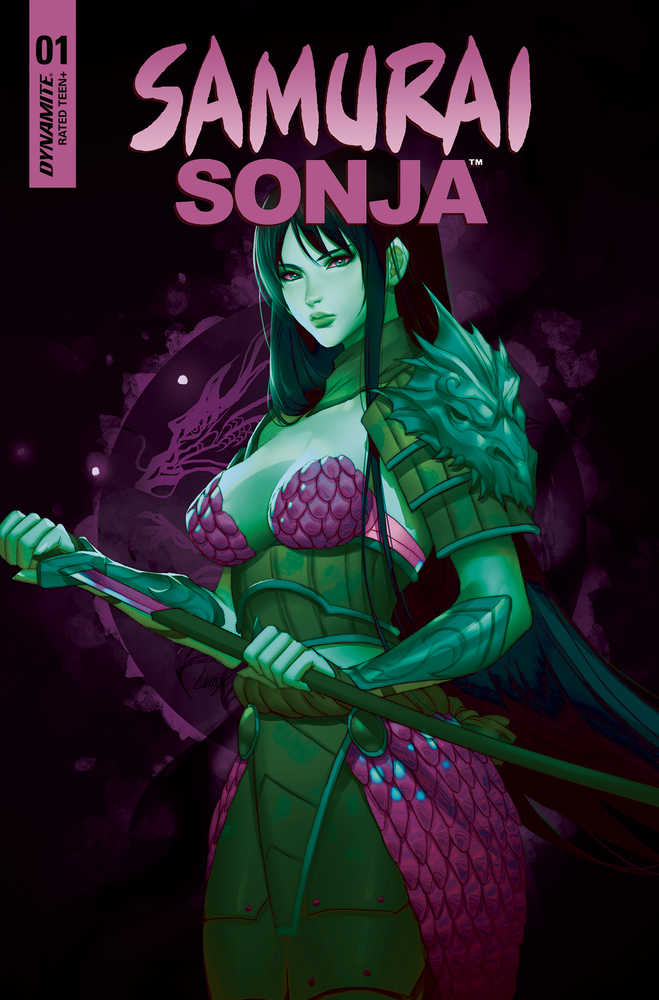 Samurai Sonja #1 Cover S Foc Leirix Ultraviolet | Dragon's Lair Comics and Fantasy Houston TX