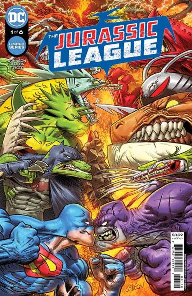 Jurassic League #1 Second Printing Cover A Juan Gedeon | Dragon's Lair Comics and Fantasy Houston TX