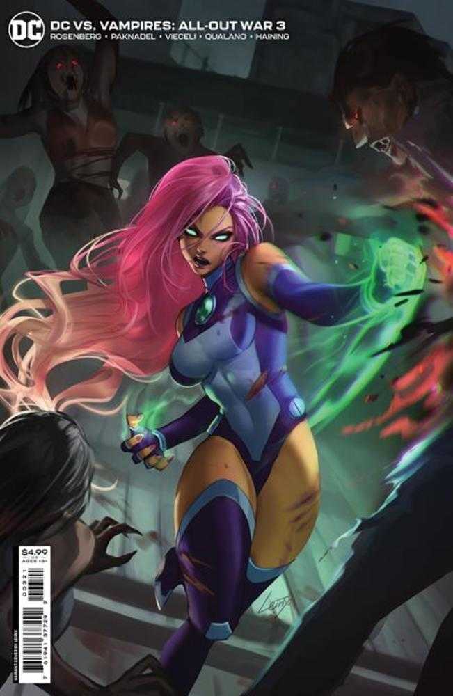 DC vs Vampires All-Out War #3 (Of 6) Cover B Lesley Leirix Li Card Stock Variant | Dragon's Lair Comics and Fantasy Houston TX