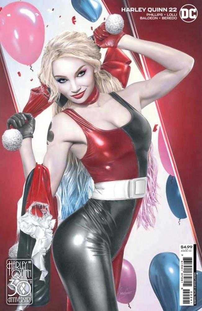 Harley Quinn #22 Cover C Natali Sanders Harley Quinn 30th Anniversary Card Stock Variant | Dragon's Lair Comics and Fantasy Houston TX