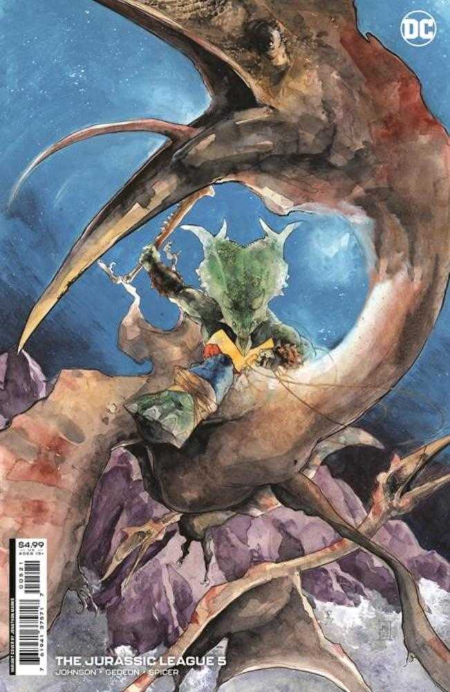 Jurassic League #5 (Of 6) Cover B Jonathan Marks Card Stock Variant | Dragon's Lair Comics and Fantasy Houston TX