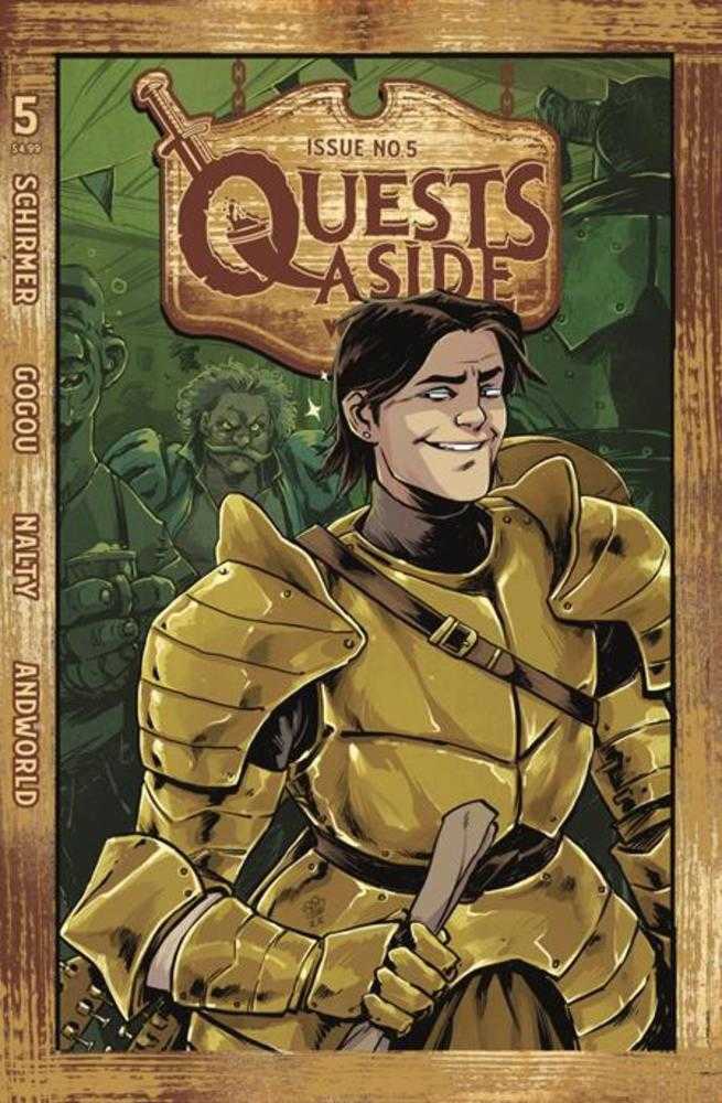 Quests Aside #5 Cover B Michael Dialynas Variant | Dragon's Lair Comics and Fantasy Houston TX