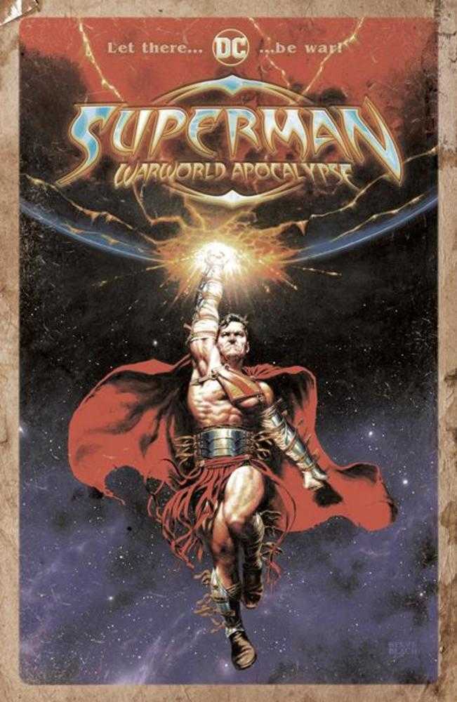 Superman Warworld Apocalypse #1 (One Shot) Cover C Steve Beach Distressed Card Stock Variant | Dragon's Lair Comics and Fantasy Houston TX