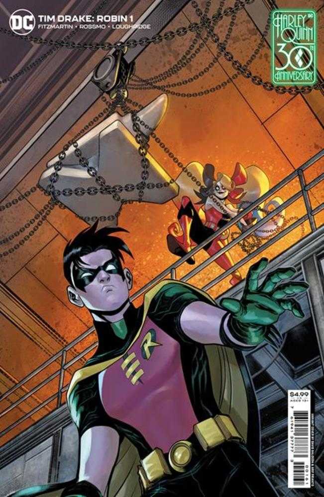 Tim Drake Robin #1 Cover C David Baldeon Harley Quinn 30th Anniversary Card Stock Variant | Dragon's Lair Comics and Fantasy Houston TX