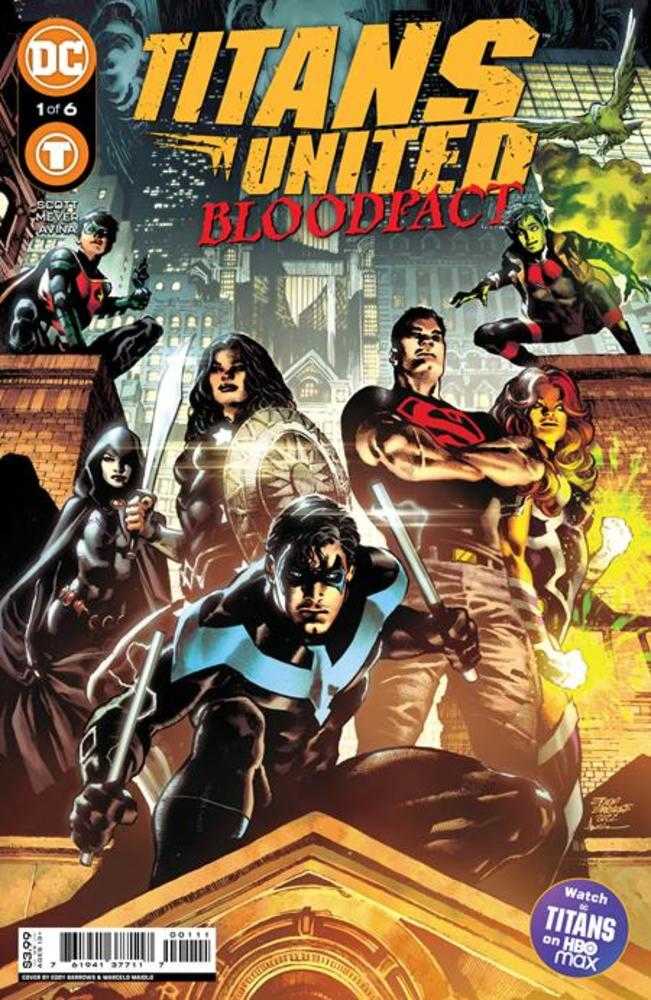 Titans United Bloodpact #1 (Of 6) Cover A Eddy Barrows | Dragon's Lair Comics and Fantasy Houston TX