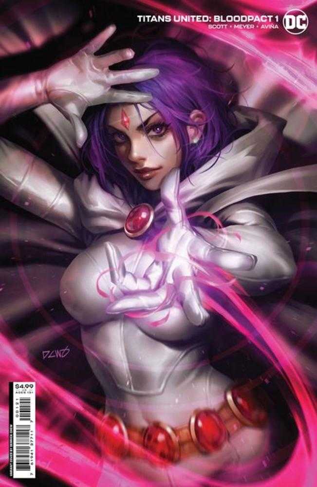 Titans United Bloodpact #1 (Of 6) Cover B Derrick Chew Card Stock Variant | Dragon's Lair Comics and Fantasy Houston TX