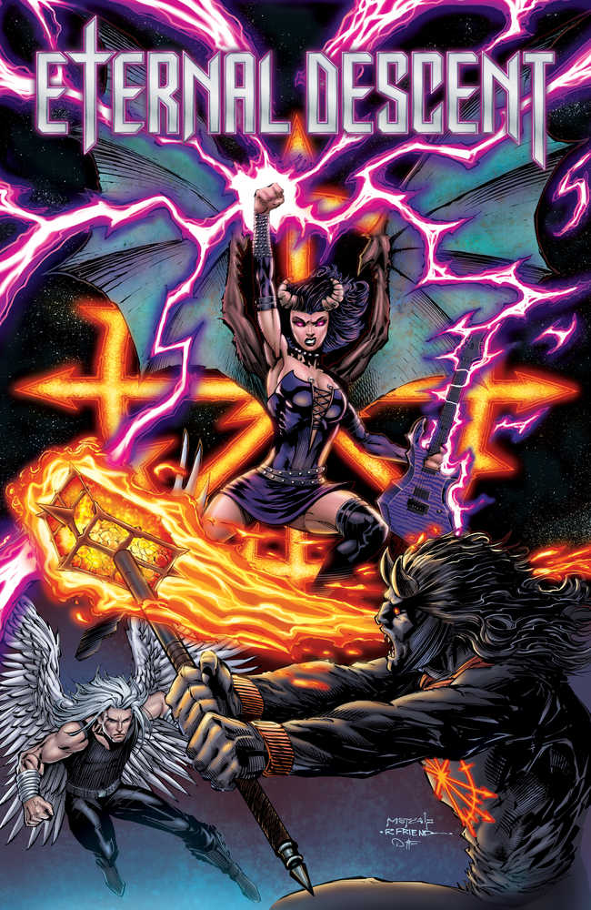 Eternal Descent #1 Cover B 5 Copy Variant Edition Metcalf Angels & Devils | Dragon's Lair Comics and Fantasy Houston TX