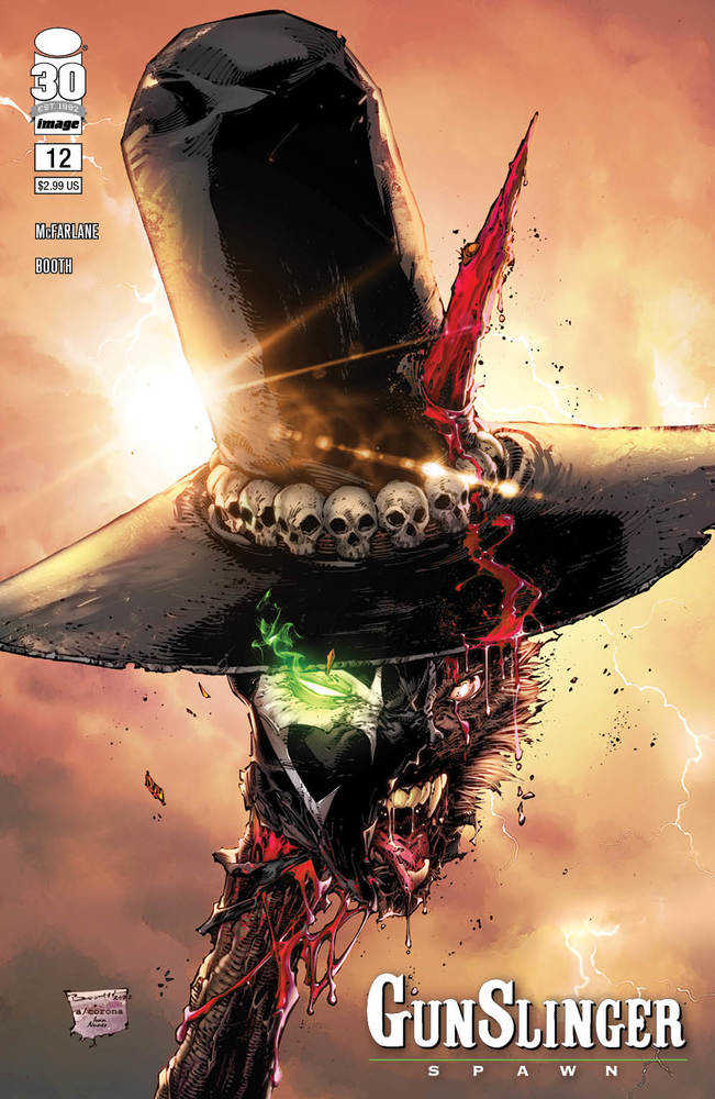 Gunslinger Spawn #12 Cover B Booth | Dragon's Lair Comics and Fantasy Houston TX