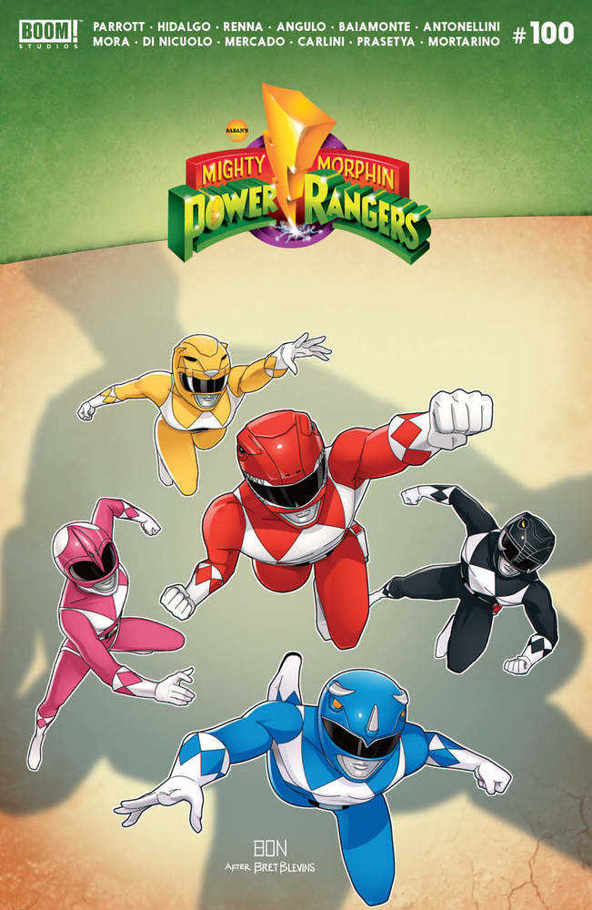 Mighty Morphin Power Rangers #100 Cover B Bernardo | Dragon's Lair Comics and Fantasy Houston TX