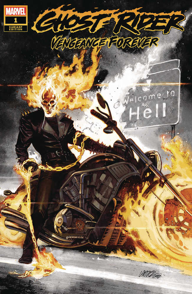 Ghost Rider Vengeance Forever #1 Larraz Diamond Retailer Variant | Dragon's Lair Comics and Fantasy Houston TX