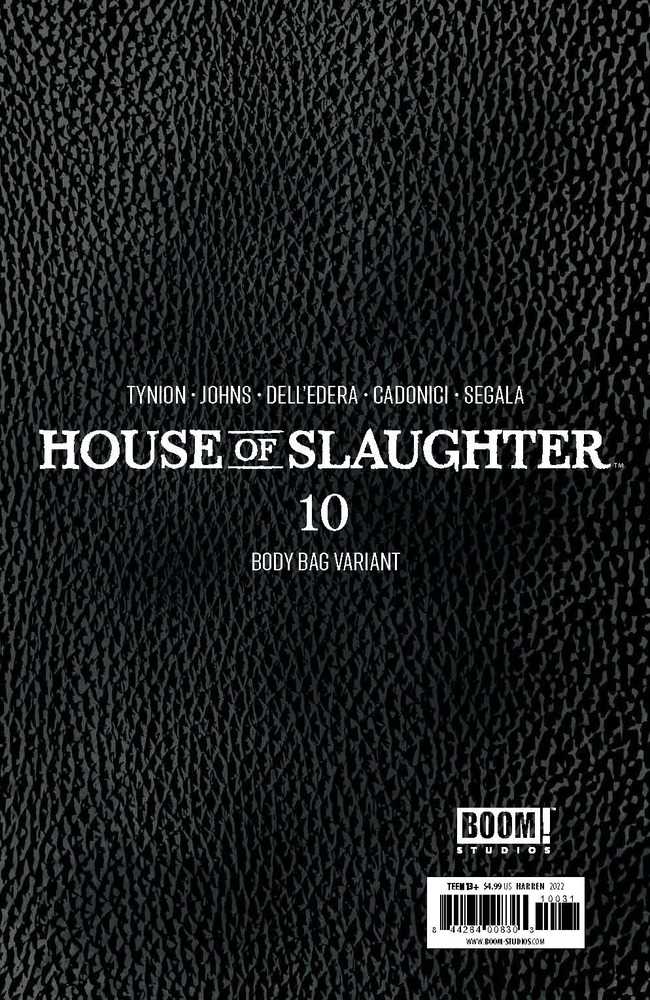 House Of Slaughter #10 Cover C Bodybag Variant Harren | Dragon's Lair Comics and Fantasy Houston TX