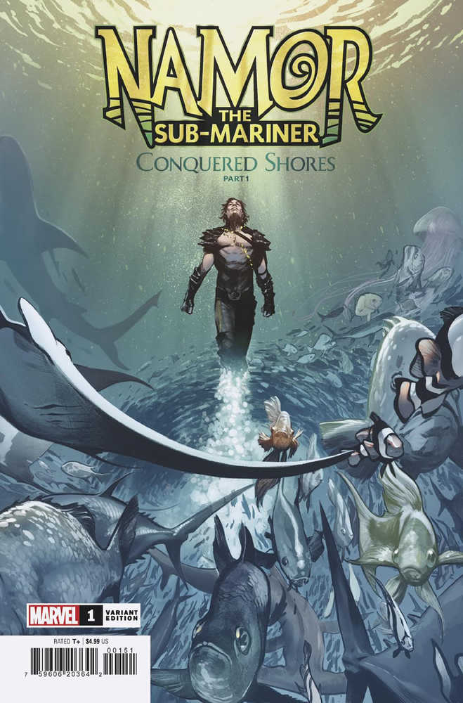 Namor Sub-Mariner Conquered Shores #1 (Of 5) Larraz Variant | Dragon's Lair Comics and Fantasy Houston TX