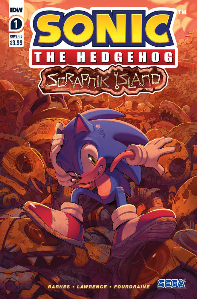 Sonic The Hedgehog Scrapnik Island #1 Cover B Ho Kim | Dragon's Lair Comics and Fantasy Houston TX