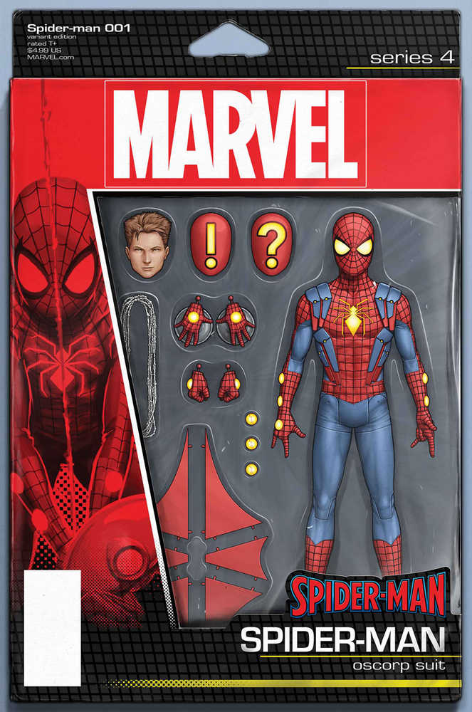 Spider-Man #1 Christopher Action Figure Variant | Dragon's Lair Comics and Fantasy Houston TX